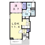 セレーノ 黒崎の間取り画像