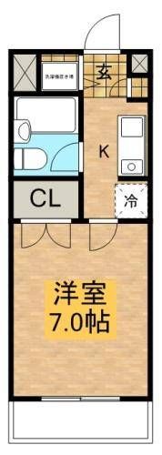 グレースパレMAEDAの間取り画像