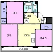 ビレッジハウス名張2号棟の間取り画像