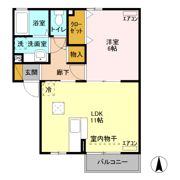 フォンテーヌの間取り画像