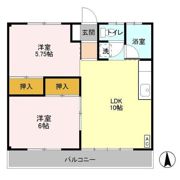 MBCハイツ Aの間取り画像