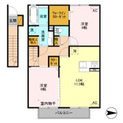 グランテラス高井の間取り画像
