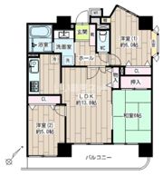 エスバイエルマンション鶴見中央の間取り画像