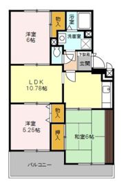クレール清水の間取り画像