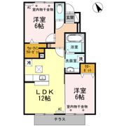 フィオーレ松本 B棟の間取り画像