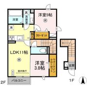D-ROOM TK A棟の間取り画像