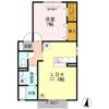 コーポラス羽屋Bの間取り画像