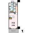 ザ・パークハウス 鹿児島中央タワー1209号の間取り画像