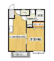 ドマーニの間取り画像