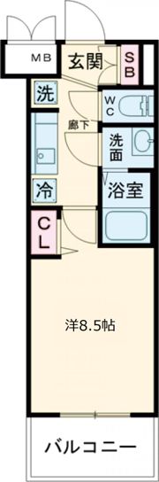 プレサンスTHE KYOTO 流雅の間取り画像