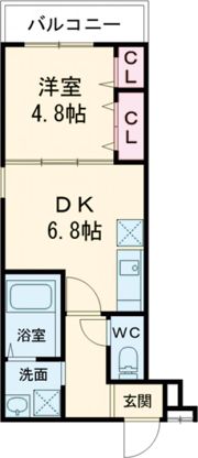 フジパレス庄内西町の間取り画像