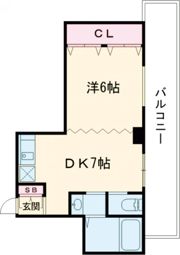 ホイットニーアパートメントの間取り画像