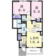 ソレアード・ニシキⅢBの間取り画像