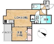 Crecia和白の間取り画像