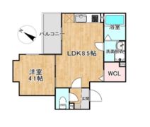 Crecia吉塚Ⅱの間取り画像