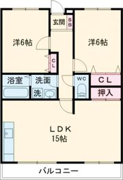ベルフラワーハイツ城南の間取り画像