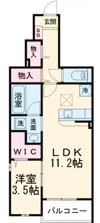 コート・ド・ボーヌ深江南 南棟の間取り画像