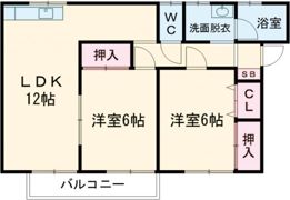 サンシャイン三池の間取り画像