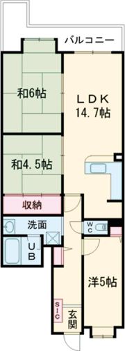 シティーパーク加古川の間取り画像