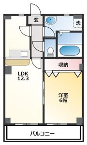 ミールの間取り画像