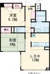 ヴィルヌーブ堀川五条の間取り画像