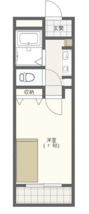 パークメゾン七本木Bの間取り画像
