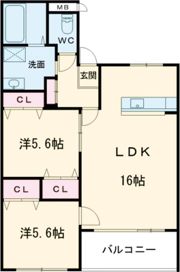 アルテマイスターディアナイーストの間取り画像