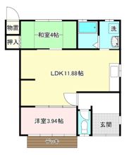 篠尾借家の間取り画像