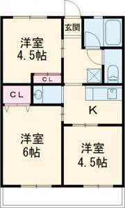 シティハイムジュエリーAの間取り画像