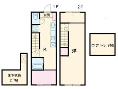 ハーベストDの間取り画像