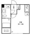 エクシス国立の間取り画像