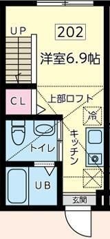 クラージュ橋本の間取り画像