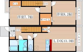 ティーブリッジ南吉成の間取り画像