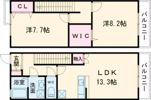 ティーブリッジ南吉成の間取り画像