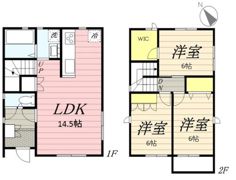 山口県下松市戸建賃貸住宅B・C棟の間取り画像