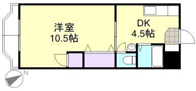 マンションNEWオアシス岡本の間取り画像