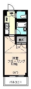 エルム国立の間取り画像