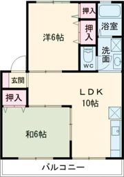 ヴィラたかせの間取り画像