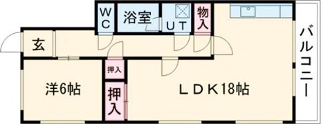 ハイツガルムの間取り画像