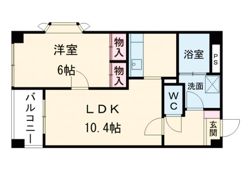 コートベネッセ熊本駅南の間取り画像