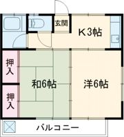 コーポ松沢の間取り画像