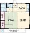 コーポ松沢の間取り画像
