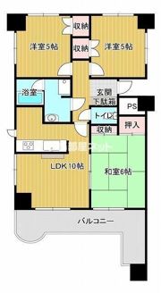 ベルメール香西の間取り画像