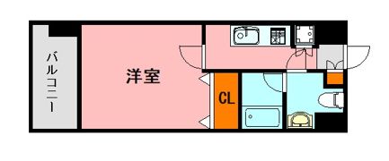 ピュアドームブライトン博多の間取り画像