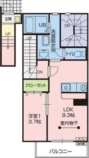 菜根ヒルズの間取り画像