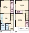 ベルステラA棟の間取り画像