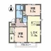 メローハイツ Bの間取り画像