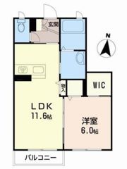 ベレオガーデンズ久留米Ⅰの間取り画像