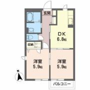 モントレー若宮 Aの間取り画像