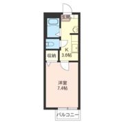 アイリス大島Bの間取り画像